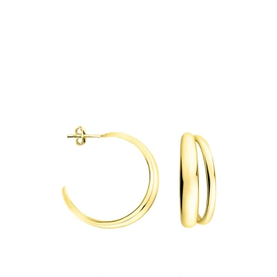 Abbildung von Sofia Milani Doubled Ohrringe, Damen, Größe: One Size, Gold coloured