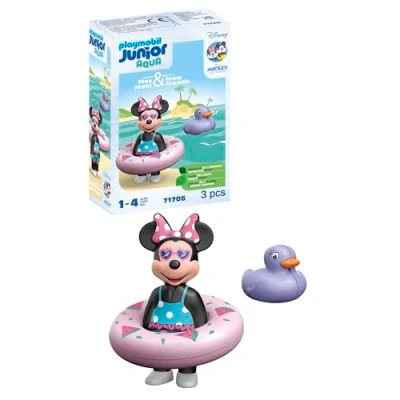 Abbildung von Playmobil® Konstruktions Spielset Minnies Strandausflug, JUNIOR &amp; Disney, (3 St), Made in Europe
