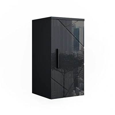 Abbildung von Vicco Hängeschrank Irma, Anthrazit Hochglanz, 30 x 59 cm