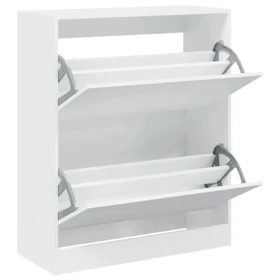 Abbildung von vidaXL Schuhschrank Weiß 80x34x96,5 cm Holzwerkstoff