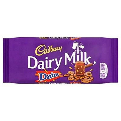 Abbildung von Cadbury Milchmilch mit Daim Schokoriegel, 120 g
