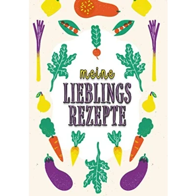 Abbildung von Meine Lieblingsrezepte: Rezeptbuch zum selberschreiben A4 Für 100 Rezepte Eintragen Mit Register und Seitennummerierung