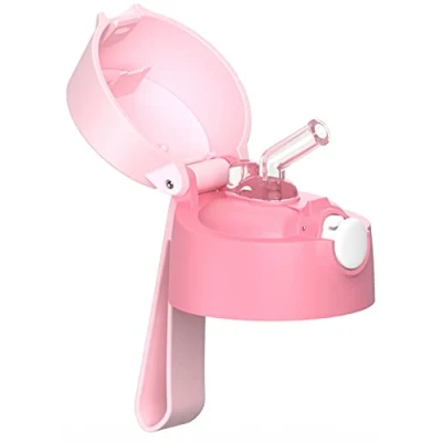 Abbildung von JARLSON® Ersatzdeckel inkl. Silikon Mundstück verwendbar für die JARLSON Edelstahltrinkflasche 350ml &amp; Kunststoffflasche 500ml (Rosa)