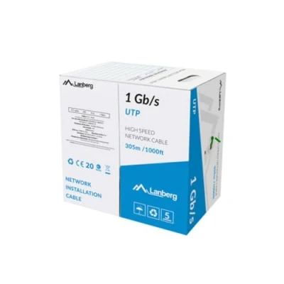Abbildung von Lanberg Ethernet LAN Kabel LCU6 10CC 0305 G 305 m