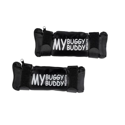 Abbildung von My Buggy Buddy Gewichte, Kinderwagen Zubehör, Anti Kipp 1,5 kg insgesamt, Schwarz