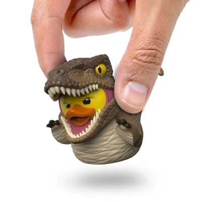 Abbildung von TUBBZ Mini: Jurassic Park Velociraptor als Cosplay Gummiente Vinyl Figur