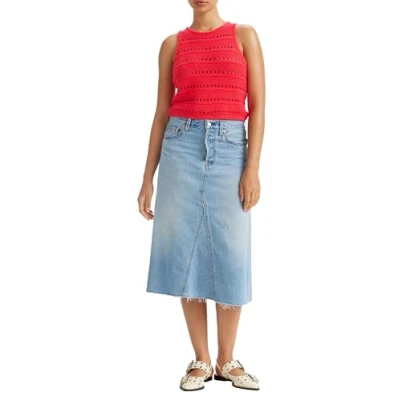 Abbildung von Levi&#039;s Decon Skirt Jeansrock, Damen, Größe: 24, secret