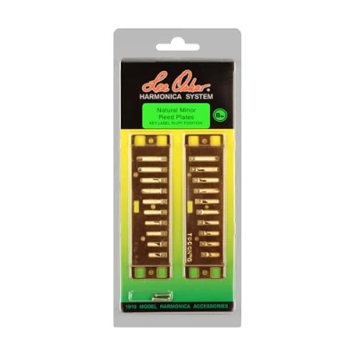 Abbildung von Lee Oskar 797132 Natural Minor H(B) Moll Ersatzstimmplatte Mundharmonika