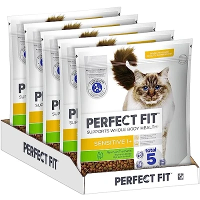 Abbildung von PERFECT FIT™ Katze Beutel Sensitive 1+ mit Truthahn
