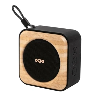 Abbildung von Marley House of Roots Bluetooth Lautsprecher Kleine tragbare Box für Reisen &amp; Outdoor, IP67 wasserdicht, 10 Stunden Spielzeit Mini Wireless Handy, Schwarz