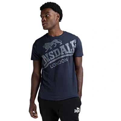 Abbildung von Lonsdale Herren Watton T Shirt, Navy, M EU