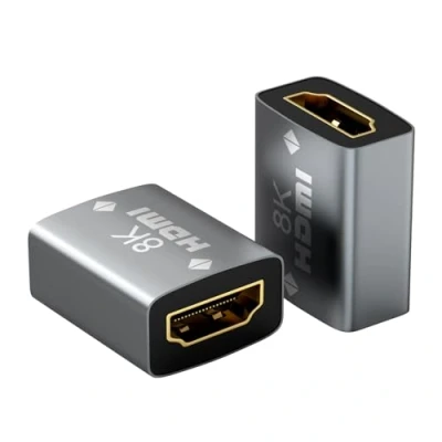 Abbildung von vgggrd 8K HDMI Kupplung Adapter [2 Pcs], Verbinder 2.1 Buchse auf Kompatibel mit 8K@60Hz/ 4K@120Hz UHD 1080p, für PC Laptop, DVD Player, Projektor, LCD, LED Display