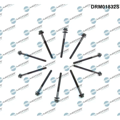 Abbildung von DR.MOTOR AUTOMOTIVE DRM01832S Zylinderkopfschraubensatz Außensechskant 10 FORD: Ranger Mk3, Transit V363 Kastenwagen, Custom V362 Bus