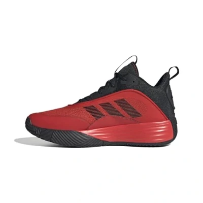 Abbildung von adidas Performance Ownthegame 3.0 Basketballschuh, Größe: 42 2/3, Core black/red Textil/synthetik