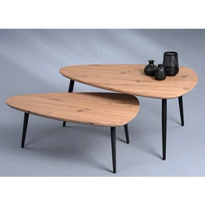Abbildung von M2 Kollektion Luka Couchtisch/Sofatisch, Holzwerkstoff, Artisaneiche, 100x46x70cm