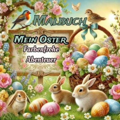 Abbildung von Mein Ostern Farbenfrohe Abenteuer Malbuch: Zauberhafte Ostermotive zum Ausmalen und Entdecken! Für groß klein