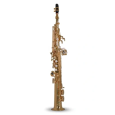 Abbildung von Roy Benson Bb Sopran Saxophon MOD.SS 302 gerade Form lack., inkl. leichtem Rechtecketui