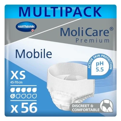 Abbildung von Molicare Premium Mobile 6 Tropfen Gr.XS 4X14 St
