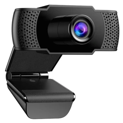 Abbildung von kacylzom Full HD Webcam 1080P mit Mikrofon,Automatischer Lichtkorrektur, Plug &amp; Play, für Laptop, PC, Desktop, Live Streaming, Videoanruf, Konferenz, Online Unterricht,Spiel