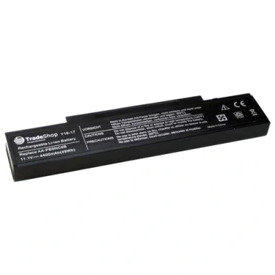 Abbildung von Trade Shop Hochleistungs AKKU 4400mAh in schwarz für Samsung E , P Q R RF Serie ersetzt AA PB9NC6B PB9NS6B PB9NC6W Q318 R408 R458 R468 R519 R710 R522 R520 R580 R780 R460