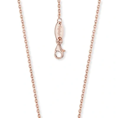 Abbildung von Engelsrufer Damen Halskette aus 925er Sterlingsilber rosévergoldet, Länge 40 cm + 3