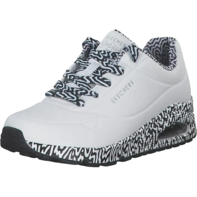 Abbildung von Skechers Sneaker low White black, Damen, Größe: 36, black Schuhe