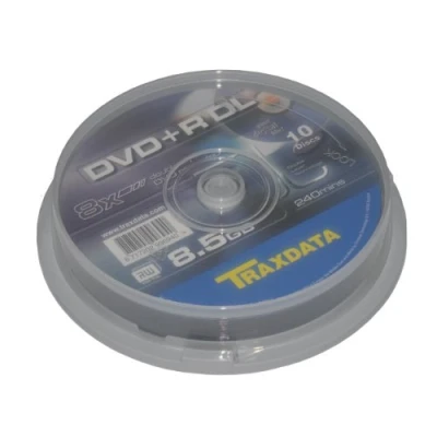 Abbildung von DVD+R 8,5 GB TRAXDATA 8x Speed Double Layer Cakebox 10 Stück