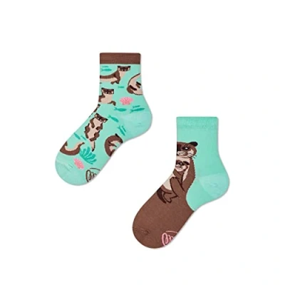 Abbildung von Many Mornings Freizeitsocken Kids Otter Stories (1 Paar, 1 Paar) immer ein dismatching Paar