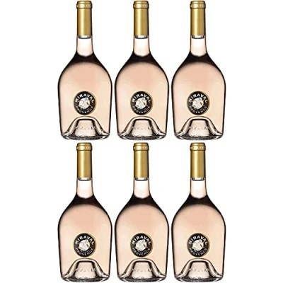 Abbildung von Chateau Miraval Jolie Pitt &amp; Perrin Cotes de Provence AOC Roséwein Wein trocken Frankreich (6 Flaschen)