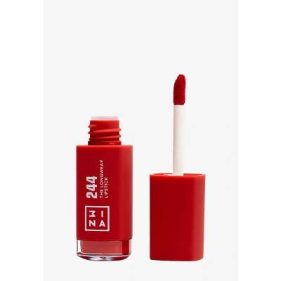 Abbildung von 3ina THE Longwear Lipstick Flüssiger Lippenstift, Größe: 6 ml, 244 red
