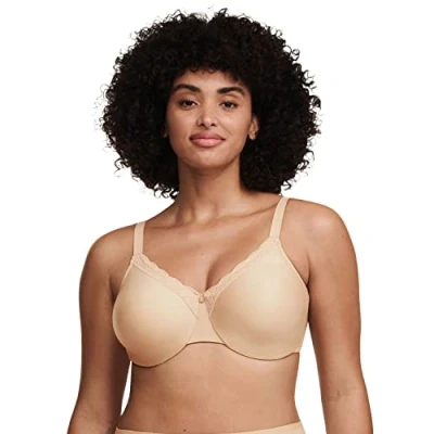 Abbildung von Chantelle C COMFORT, Sehr Bedeckender Gemoldeter BH, Unnsichtbare Unterwäsche für Damen, Nude, 70G