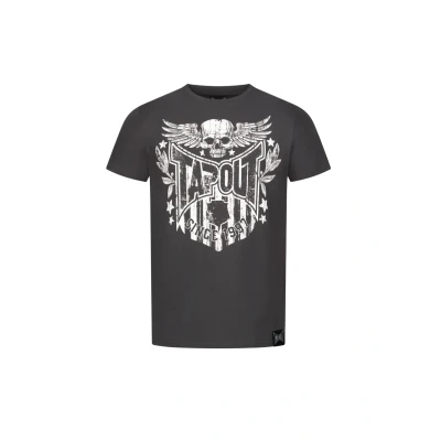 Abbildung von Tapout Normale Passform Westlake Tshirt print Anthracite offwhite, Herren, Größe: XXL, off white