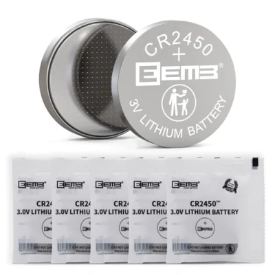 Abbildung von EEMB CR2450 Lithium Knopfzellen 3V,5 Stück CR 2450 Batterien