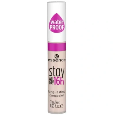 Abbildung von essence stay ALL DAY 16h long lasting concealer, Abdeckstift, wasserfest, Nr. 20 soft beige, nude, für Mischhaut, unreine Haut, langanhaltend, vegan, ölfrei, ohne Parfüm 7ml (1er Pack)