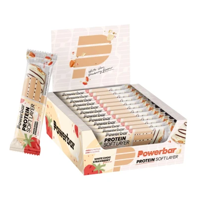 Abbildung von Powerbar Protein Soft Layer Strawberry White Chocolate 12x40g Proteinreich