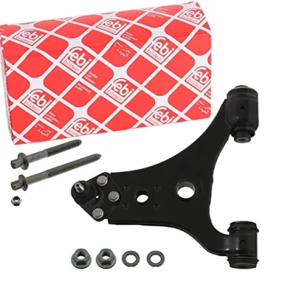 Abbildung von FEBI BILSTEIN 40387 Querlenker mit Anbaumaterial Lager, Trag /Führungsgelenk Vorderachse links Stahlblech MERCEDES BENZ: B Klasse