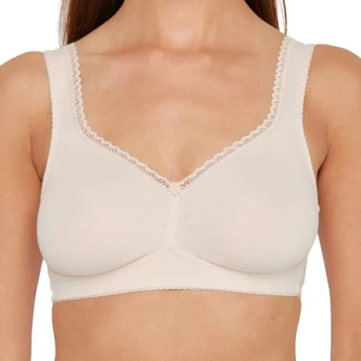 Abbildung von Susa Organic OHNE BÜGEL Triangel BH, Damen, Größe: 80E, Cappuccino