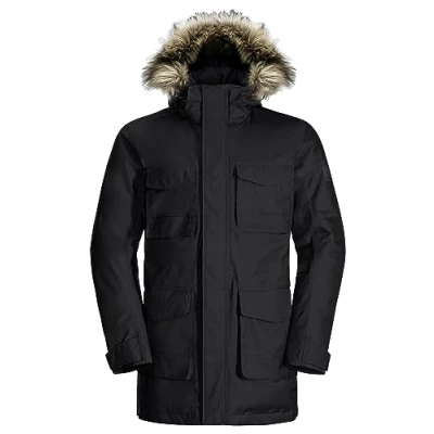 Abbildung von Jack Wolfskin Funktionsparka &quot;WINTERFROST DOWN PARKA M&quot;, mit Kapuze