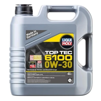 Abbildung von Liqui Moly Top Tec 6100 0W 30 4l Motoröl 20778 BMW: X4, 3 Touring, 1 Schrägheck, HYUNDAI: i20 II i30 Tucson