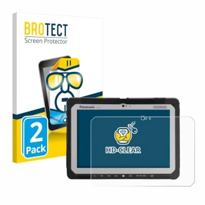 Abbildung von BROTECT (2 Stück Schutzfolie für Panasonic Toughbook CF 20 MK1 Displayschutz Folie Ultra Klar