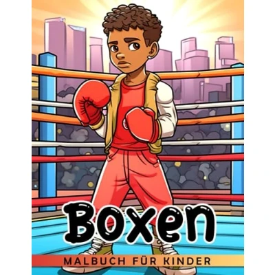 Abbildung von Boxen Malbuch für Kinder: Fabelhafte Ausmalbilder mit wunderschönen Illustrationen Erwachsene und Jugendliche zur Entspannung Stressbewältigung