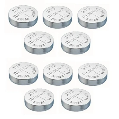 Abbildung von Uhrenbatterie Renata Swiss Made 379 oder SR521SW OR AG0 1.5V (10 x SR 521 SW)