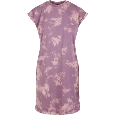 Abbildung von Urban Classics Bleached Jerseykleid, Damen, Größe: Small, Duskviolet