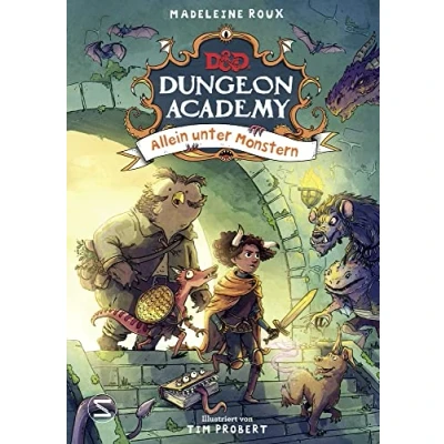 Abbildung von Dungeons &amp; Dragons. Dungeon Academy Allein unter Monstern: D&amp;D Fantasy Abenteuer für kleine Fans des beliebten Rollenspiels Kinder ab 8 Jahren