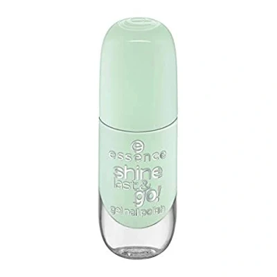 Abbildung von essence cosmetics shine last &amp; go! gel nail polish, Gellack, Nagellack, Nr. 42 everybody say yeah, grün, gelig, glänzend, ohne Aceton, vegan, Konservierungsstoffe (8ml)
