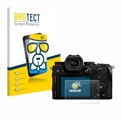 Abbildung von BROTECT Schutzglas für Panasonic Lumix DC S5 / S5D (2024) Schutzfolie Panzer Folie Glas [Extrem Kratzfest 9H, Anti Fingerprint, Ultra Transparent]
