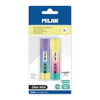 Abbildung von MILAN Blister 2 Klebestifte 8g Sunset verschiedene