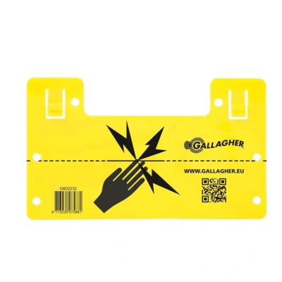 Abbildung von Schild: Beware of Elektrozaun (Dutch)