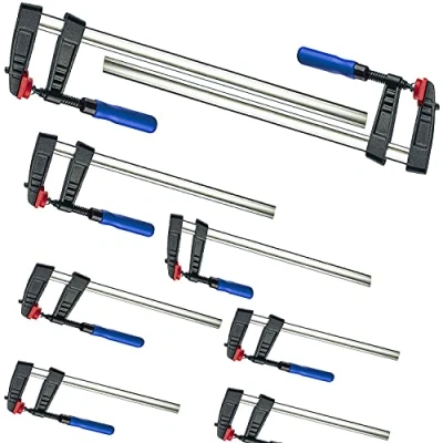 Abbildung von 8 tlg Set Schraubzwingen 300x120/500x120/800x120/1000x120 mm je 2 Stück