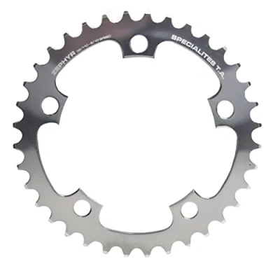 Abbildung von Spécialités TA Zephyr Compact 5 armig, 110 Stück, 9/10 fach Kettenblatt, Silber, Middle 40t